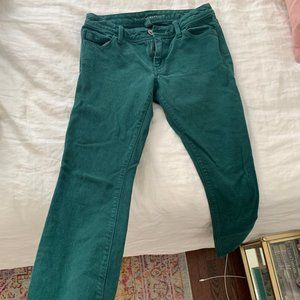 BANANA REPUBLIC Green Denim